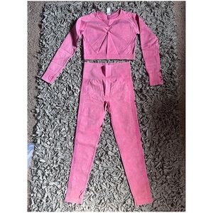 Pink Two-Piece Activewear Set